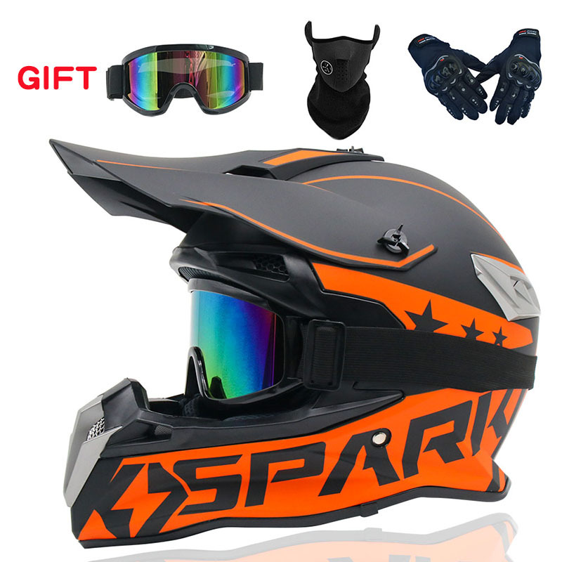 Large Motorcycle Helmets Dual Sport Off Road Helmet Anti-Dirt Bike ATV Full Face Casco For Motor