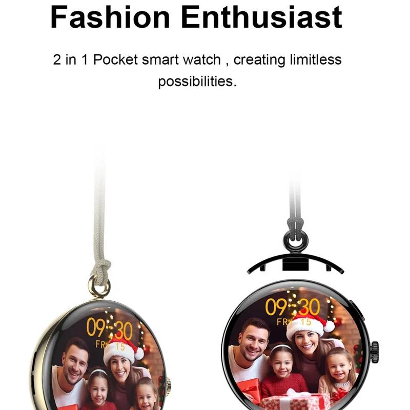 1.43" La99 Smart Watch AMOLED Screen Bluetooth Call AI Voice Heart Rate Health Monitor ddmysmile Tracker Men Women Smartwatch Smile 1.43"