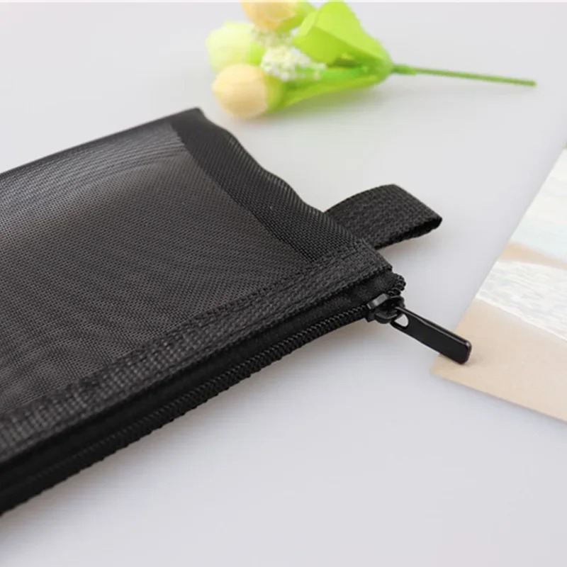 Casual Cosmetic Bag Travel Women Zipper Make Up Transparent Makeup Case Organizer Storage Pouch Toiletry Beauty Wash Kit Bags smile