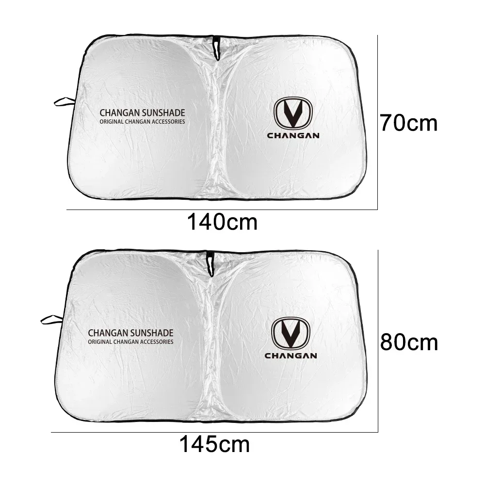 Car ddmysmile Windshield Sunshade Flodable Auto Accessories For Changan Cs95 Cs35 2020 Cx70 Cs55 Cs75 Plus 2017 Filter Bunper Cs15 Eado Smile