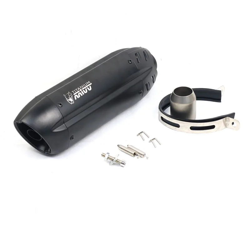 Universal 51MM Motorcycle Exhaust Muffler Pipe Escape moto mivv for kawasaki er6n sv650 crf 230 Z800 R1 cb650f cb1000r cbr250r