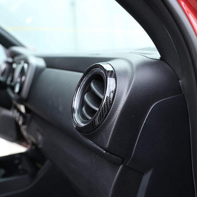 Console Conditioning Central Air Vent Rings Frame Cover Trim ddmysmile Car Accessories For Toyota Tacoma 2016-2020 Smile