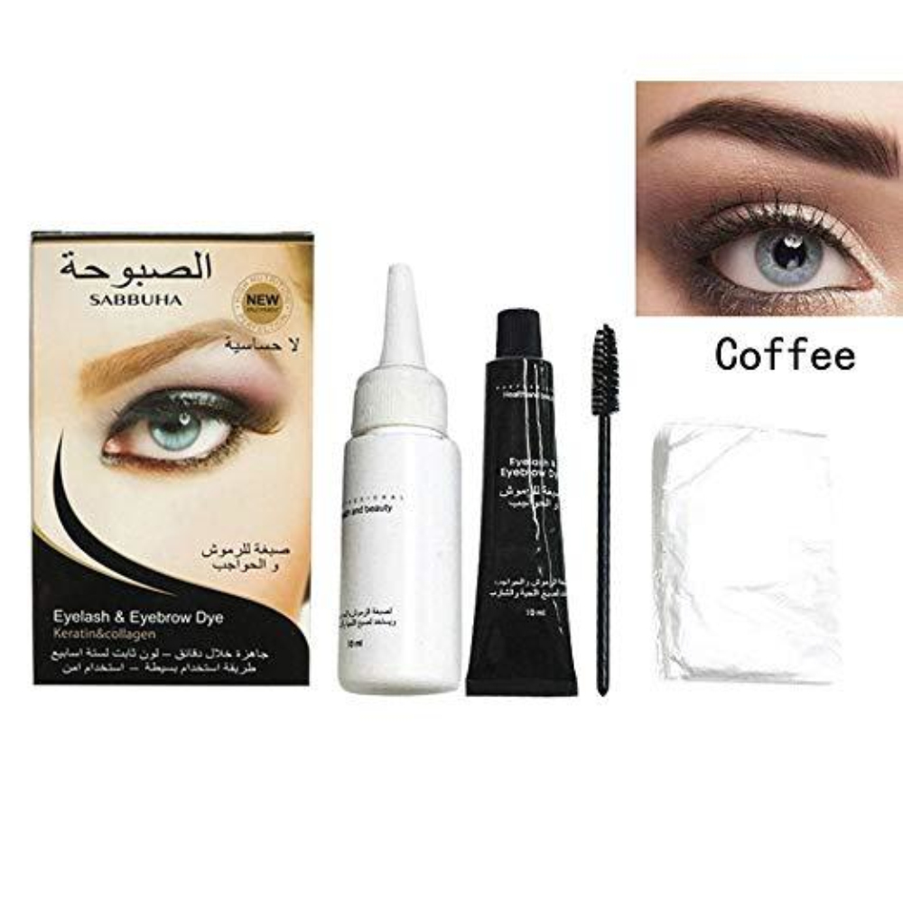 15-Minute Fast Tint Easy Dye Professional Series Eyelash Eyebrow Dye Tint Gel Eyelash Brown Black Color Tint Cream Kit