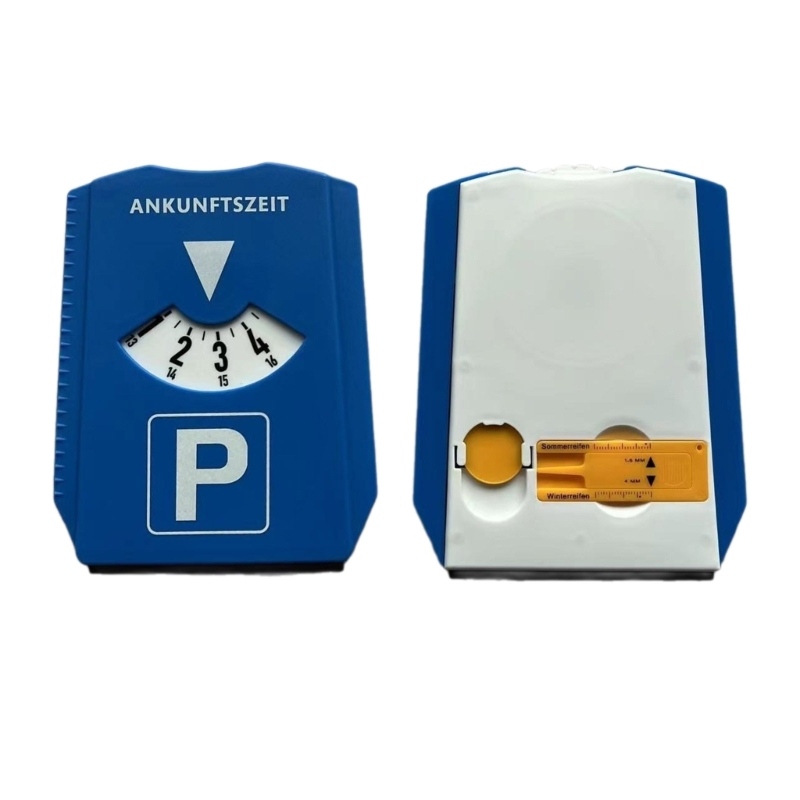 Snow Shovel Time Windshield Car Display Disc Return Time Note Ice Scraper Car Parking Time Sign Timer Clock Snow Remover smile