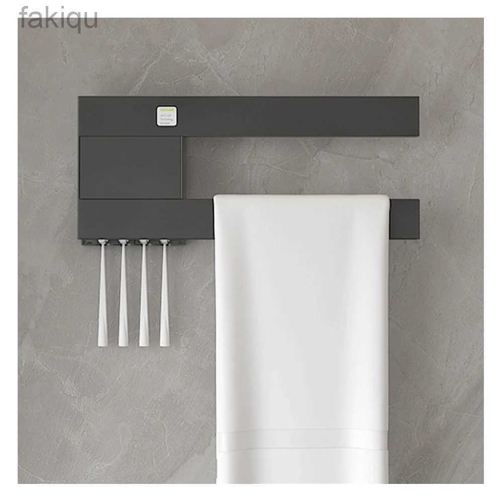 Toothbrush Sanitizer Electric Heated Towel Rail Smart Towel Toothbrush Sterilizing Energy Saving Towel Dryer 36W 24V Bath Organizer Shelf Heater 24041