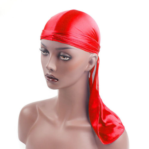 Color Silk Turban 9 Unisex Pirate Hat Unisex Punk Rock Bandanna Headwear Hair Accessories for Party Concert Club smile