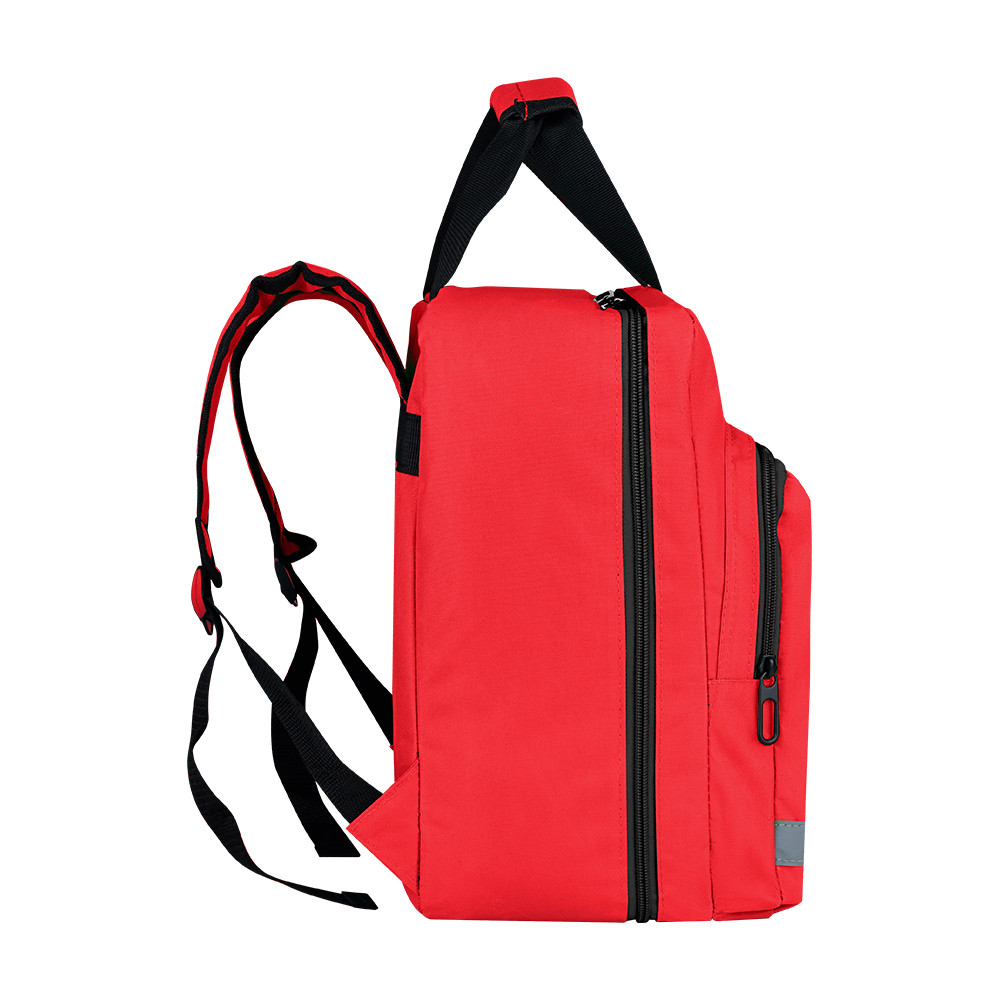 Backpack First Red Emergency Aid Bag Empty Medical First Aid Rucksack Treatment First Responder Back Pack Trauma Bags smile