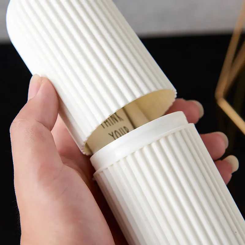 Toothbrush Sanitizer Creative Travel Mouthwash Cup Multifunction Toothbrush Toothpaste Dust-proof Seal Sterile Portable Storage Toothbrush Cup E0872 2