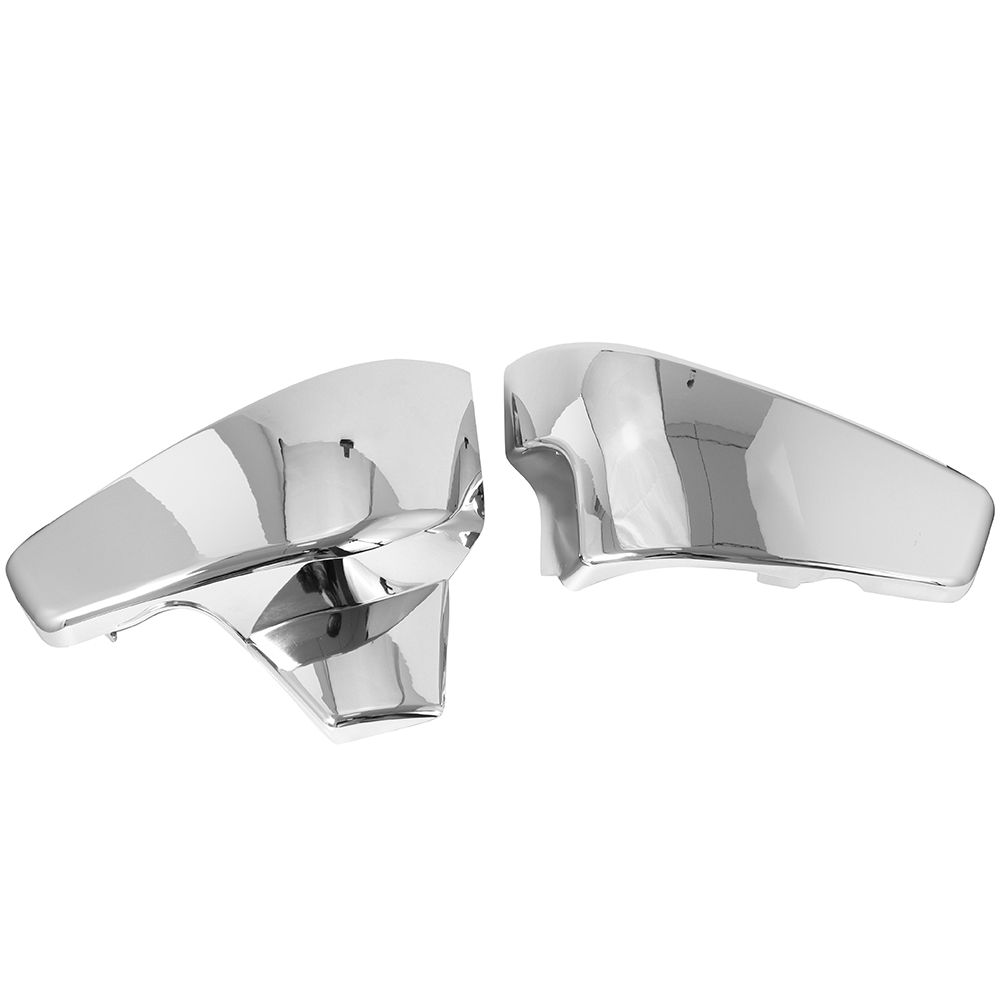 Motorcycle 2X Plastic ABS Black Battery Side Cover For Honda VT 600 Shadow VLX Deluxe Steed 400 600 400VLS VLX 600 1999-2008 smile