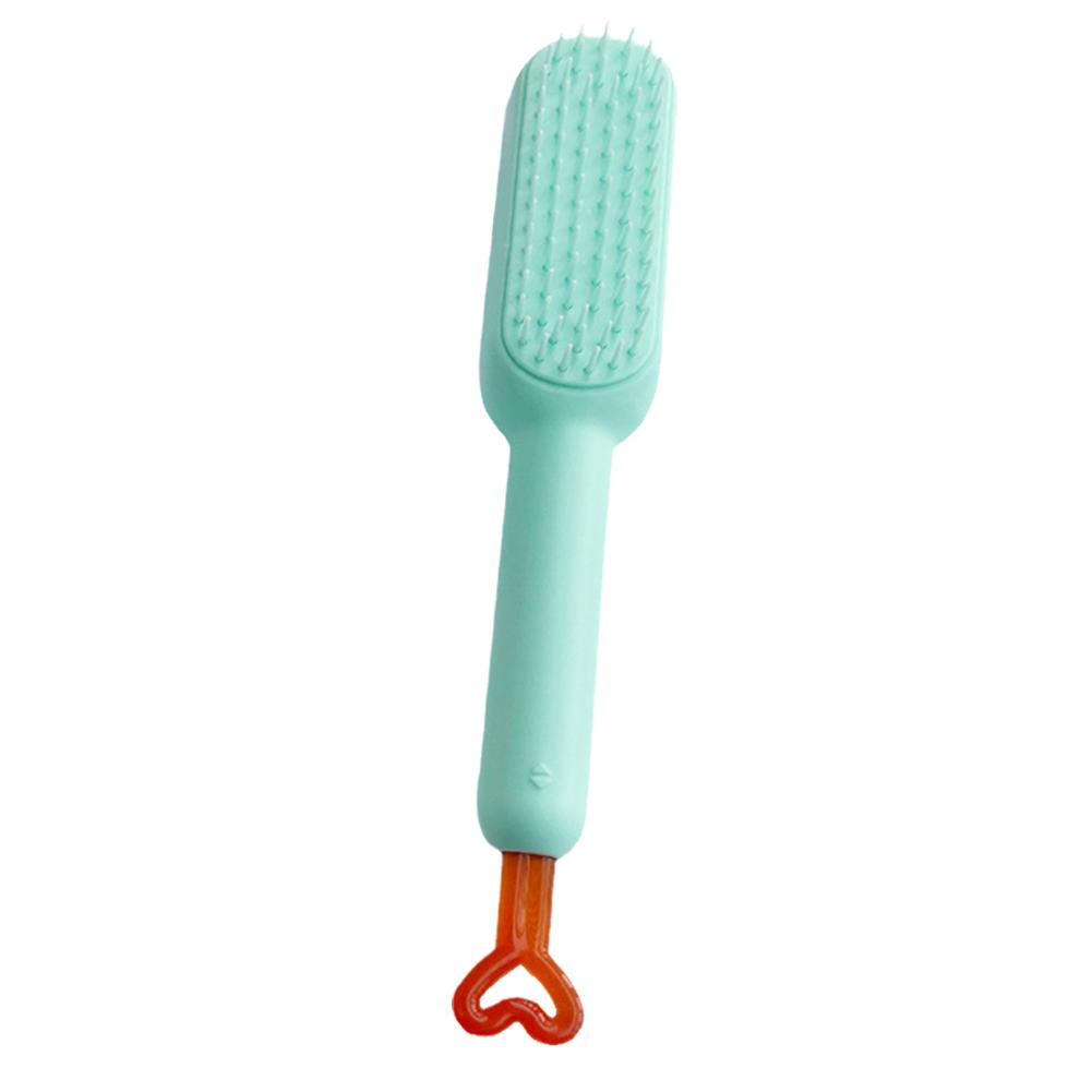 Magic Retractable Comb Self Cleaning Hair Brush Massage Hair Smoothing Comb Anti-static S1J0