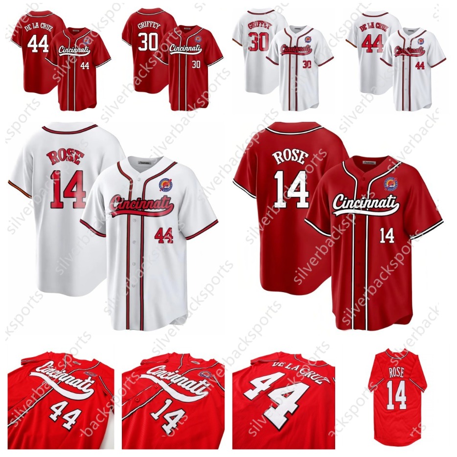 Custom Elly 44 De La Cruz Joey 19 Votto Jersey Ken 30 Griffey Jonathan 6 India Hunter 21 Greene Johnny 5 Bench 14 Rose Baseball jerseys