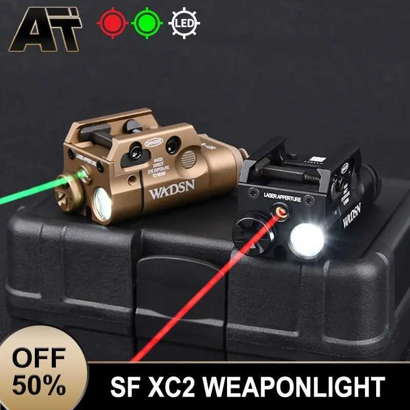 WADSN XC1 XC2 Airgun Tactical Flashlight Used for Glcok 17 19 G17 19 P250 Weapon Hunting Accessories D Reconnaissance Light W241112