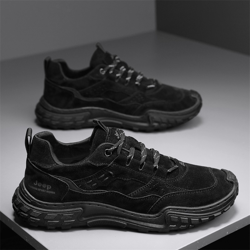 Sports Shoes for Men: Climb Anti-slip Wear-resistant Running Hiking Sneakers-Black/Grey/Khaki, Free Shipping df09