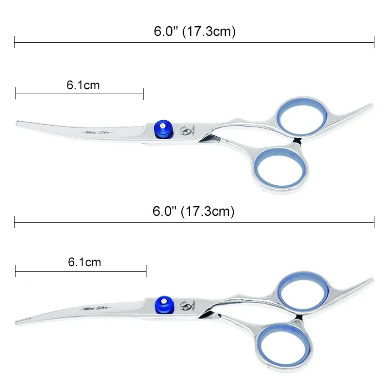 de Grooming Pets Meisha Professional Scissors Set Straight Curved Shears Cat Dog Cutting Thinning Tesouras for Groomer B A