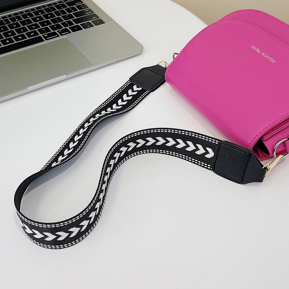 Bag Strap Shoulder 70Cm Belts Detachable Women Handles Bag Strap ddmysmile Belts Metal Hook Antiskid Soft Polyester Decorative Accessories Smile