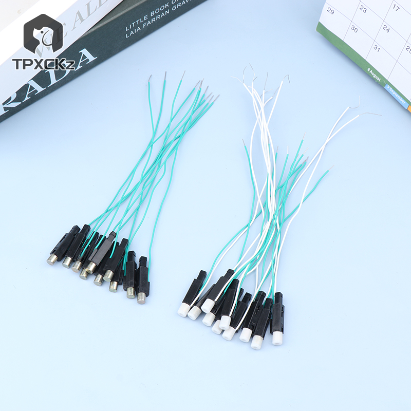 New 10pcs Piezoelectric Fire Wire Copper Cap Electronic Igniter Spray Lighter Stove Replacement Parts Piezoelectric Accessories