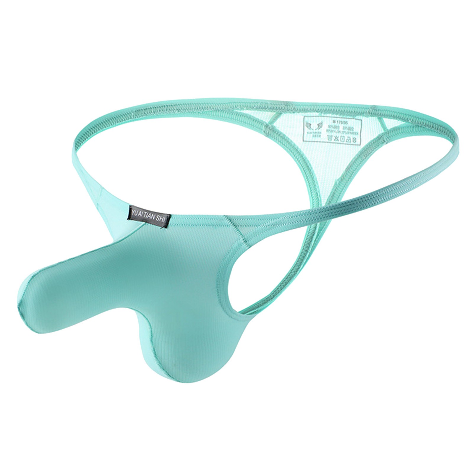 Men Sexy Thongs Elephant Nose Pouch Bikini Erotic Underwear Low Waist Breathable Sexy Men's Comfortable Panties G-String Thong