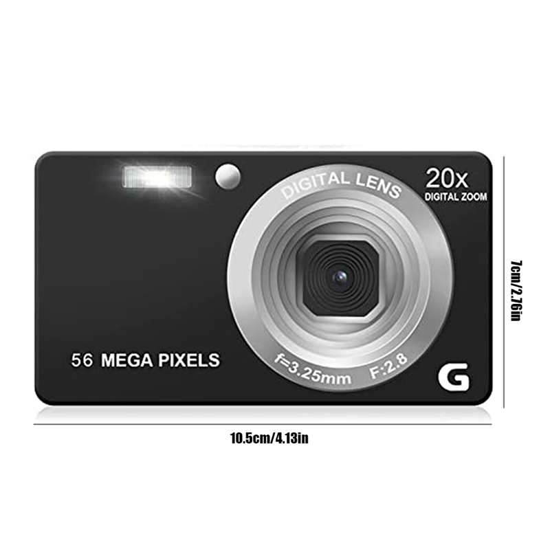 Digital Video Camera 2.7 Inch LCD Vlogging Camera 4K 56MP Anti-Shake 20X Zoom Camera For Photography And Video Easy To Use