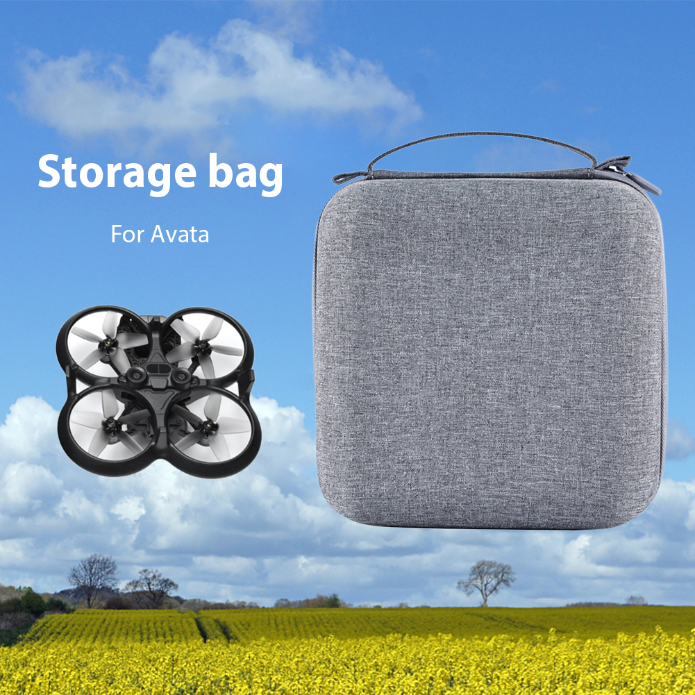 Carrying Case Handheld Protective Case Travel Portable Drone Travel Pouch Shockproof Drone Accessories for DJI Avata Goggles 2 smile
