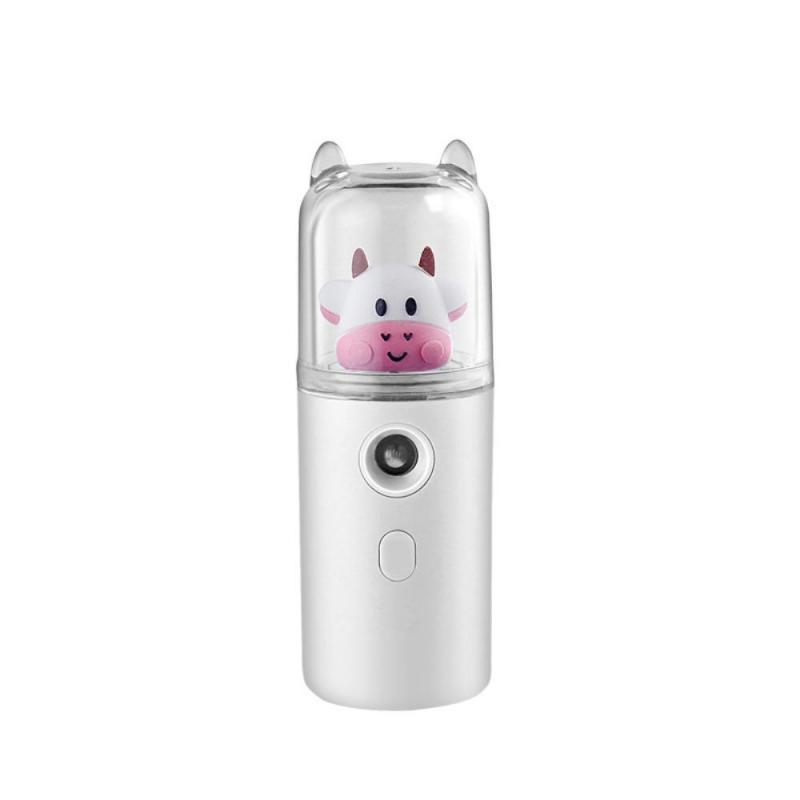 Rechargeable USB Sprayer Facial Nano Mist Sprayer Beauty Moisturizing Skin Care Humidifier Nebulizer Face Steamer Instruments smile