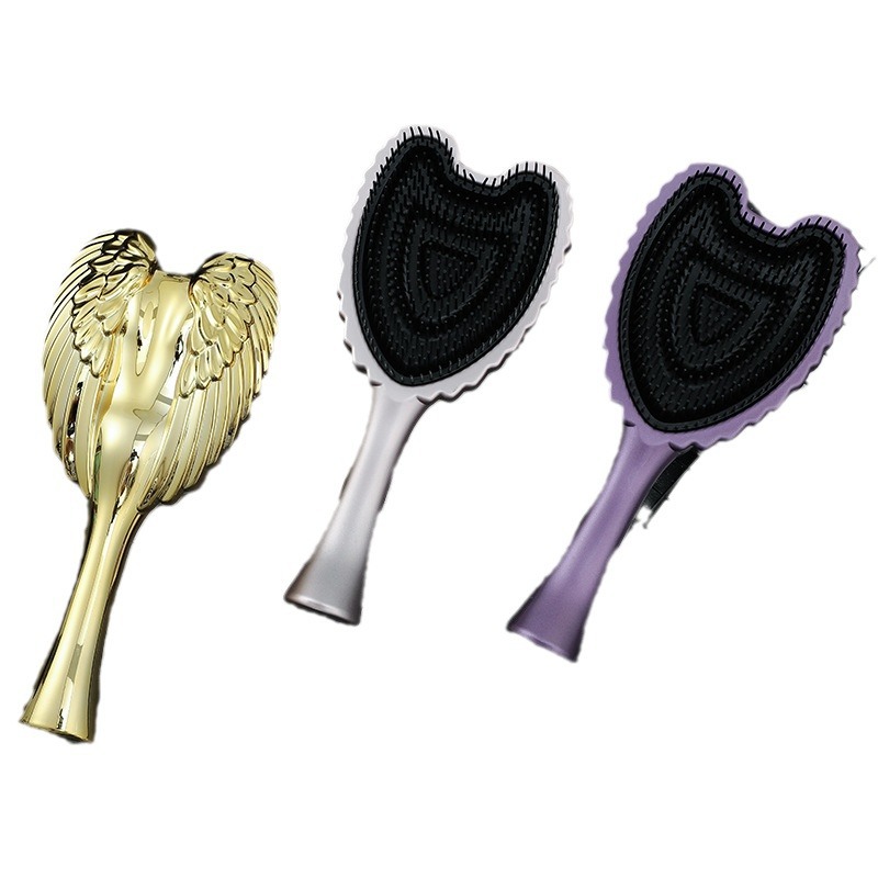 Portable Handheld Hair Combing Tools - Chic Angel Wing Style for Quick and Convenient Care