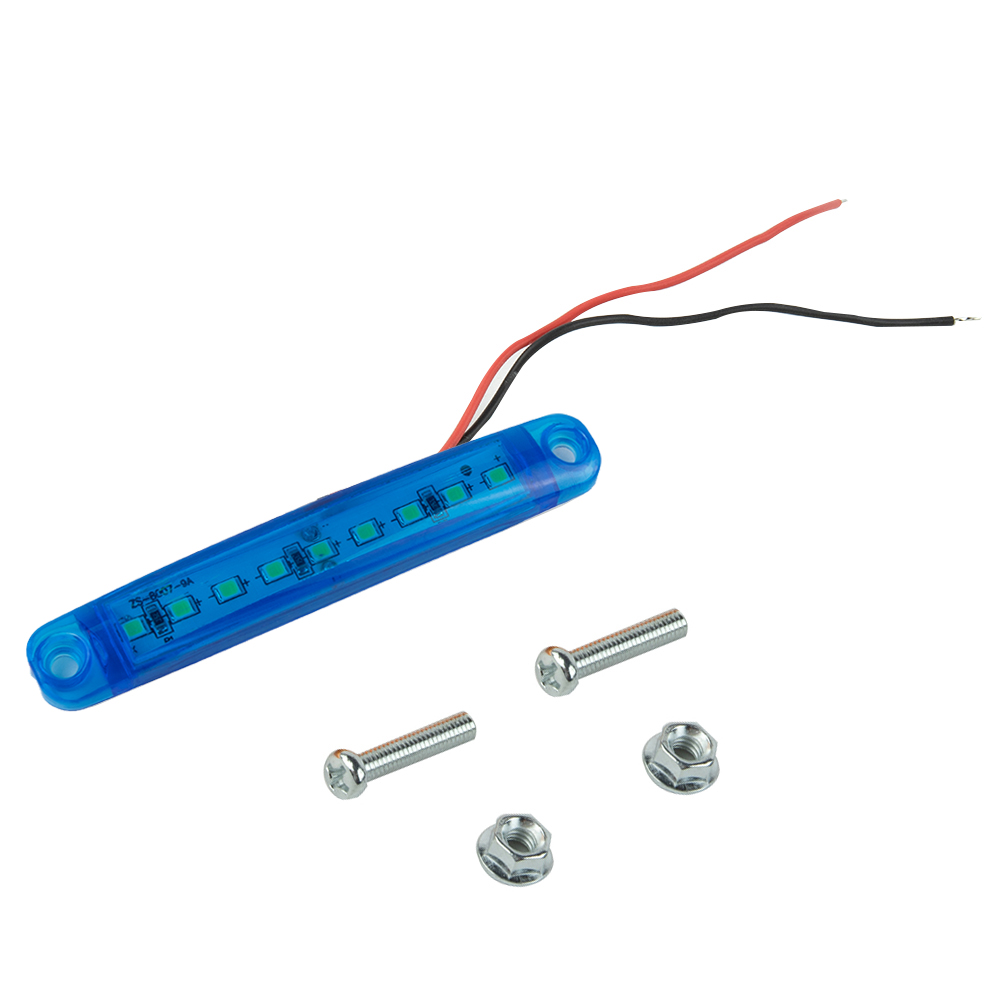 External Lights For Indicator Lights Car Blue Green Red Side Marker Yellow 9 LED Car Accessories For Truck Lorry smile