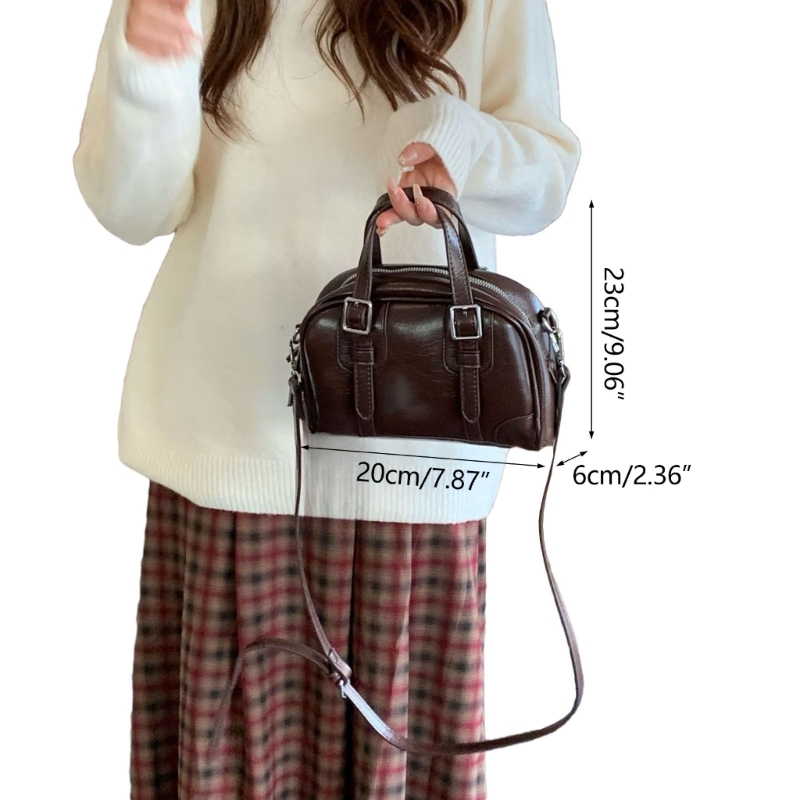 Lady Crossbody Shoulder Purse wtih Top Handle Shouder Bag Handbag smile