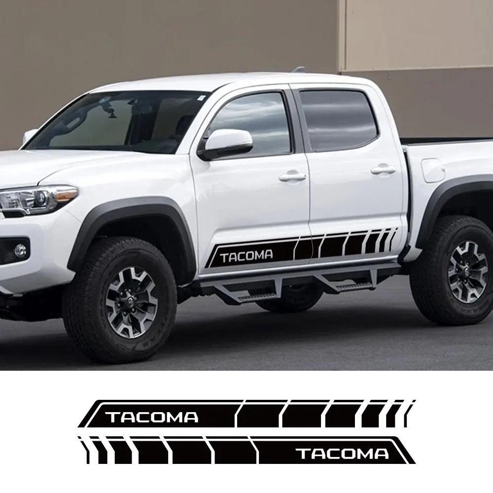 Pickup Door Side Sticker For Toyota Tacoma TRD Sport Truck Body Graphics Vinyl Decor Covers Car Decals Auto Tuning Accessories
