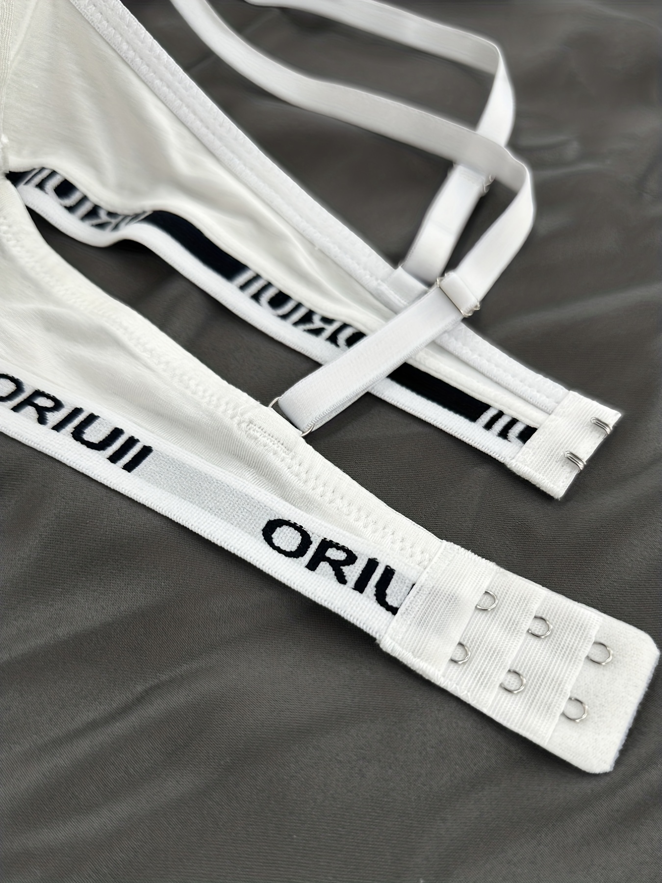 3 letter printed push up comfortable breathable gerie bras, women's and underwear