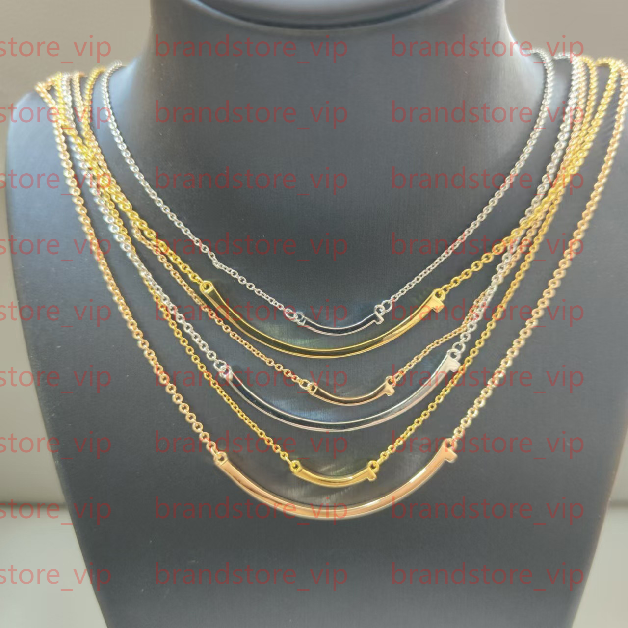 Sterling Silver Jewelry 925 Smile Necklace Jewelry Designer Pendant Necklace Vintage 18k Gold Plated Smile Necklace Stainless Steel Necklace Gift BT1