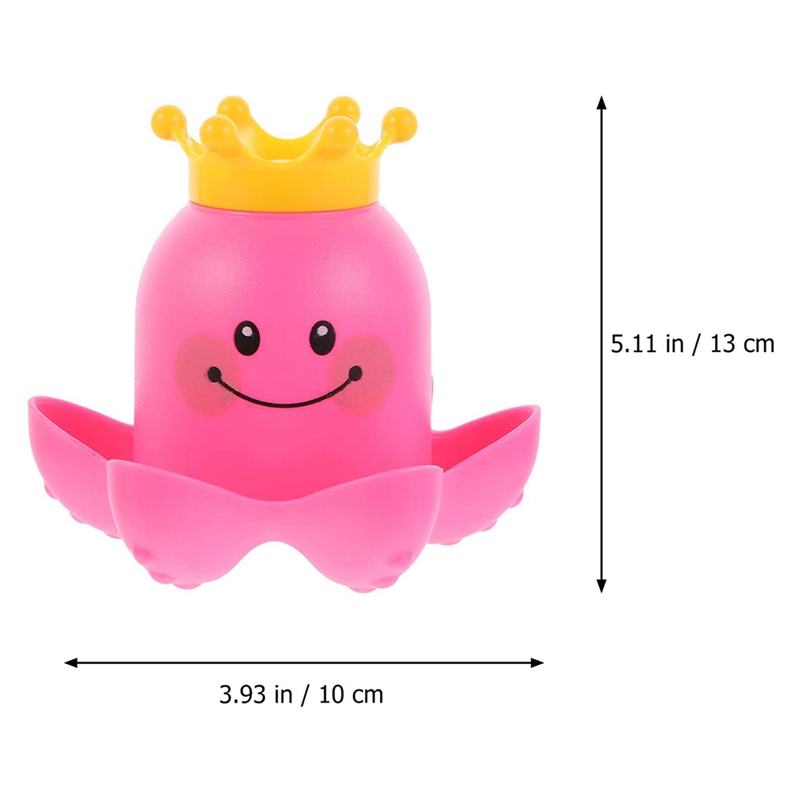 6PCS Baby Bath Toys Octopus Stacking Cups Sea Animal Baby Shower Bathroom Taste Game For Infant And Kids