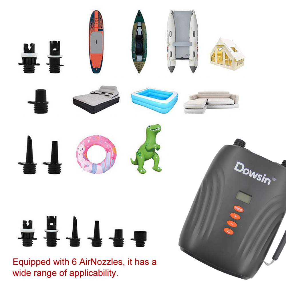 12Volt Vehicle Electric High-Pressure Pump Paddle Board Pump Inflatable Boat Inflatable Tent Inflator Auto Electric Pump 2024