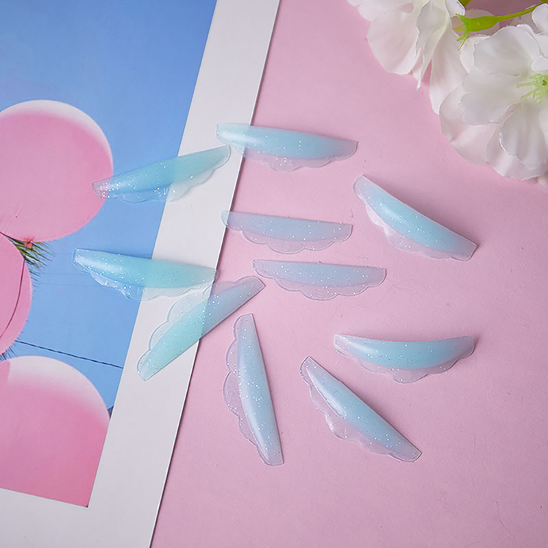 Reusable 5 Pairs Silicone Eyelash Perm Pad Lifting Ddmysmile ddmysmile Lashes Pad Recycling 3D Eyelash Curler Accessories Applicator Makeup Tools Smil