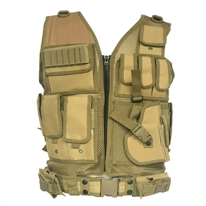 Tactical Molle Vest Army Military Combat Armor Airsoft Vest Mens Hunting Gear Paintball Equipment Multi-pocket Protective Vest
