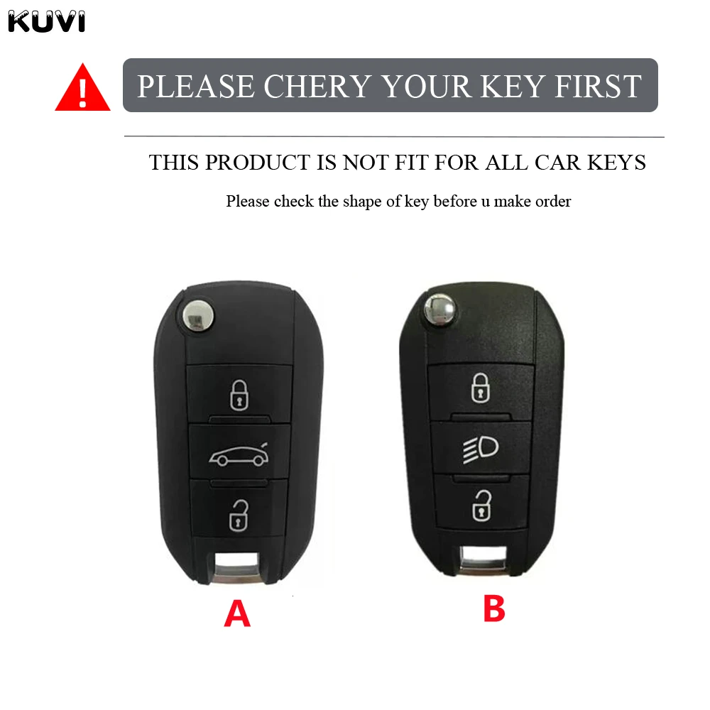 TPU Car Flip Key Case Cover Shell Fob For Peugeot 208 3008 308 508 408 2008 307 4008 For Citroen C4 C3 C6 CACTUS C8 Accessories