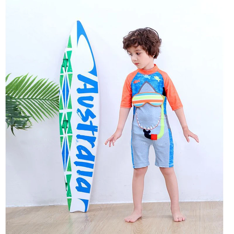 Summer Children's Swimsuit Boys Dinosaur UV Baby Bathing Suit Boy Kid One new Piece Swimming Suit Toddler 2025 Boy Swimsuit Baby Swimwear