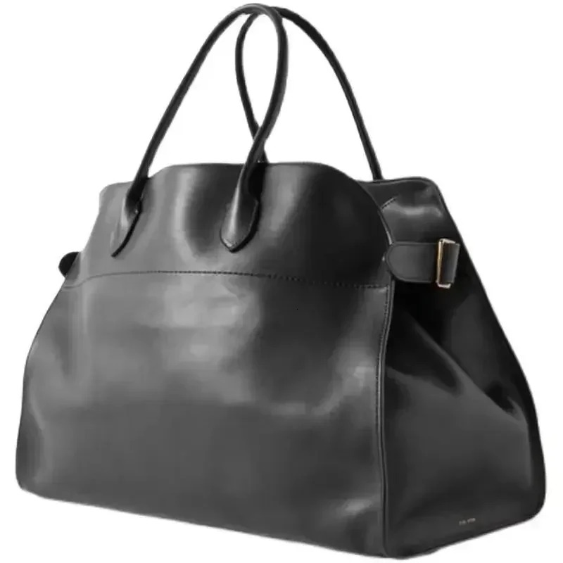 Cowhide Retro Bag,Large-Capacity Tote Bag, Leather Versatile Commuter Shoulder Handbag,Women's Boston Bag For Storage Polyester BagVoyage