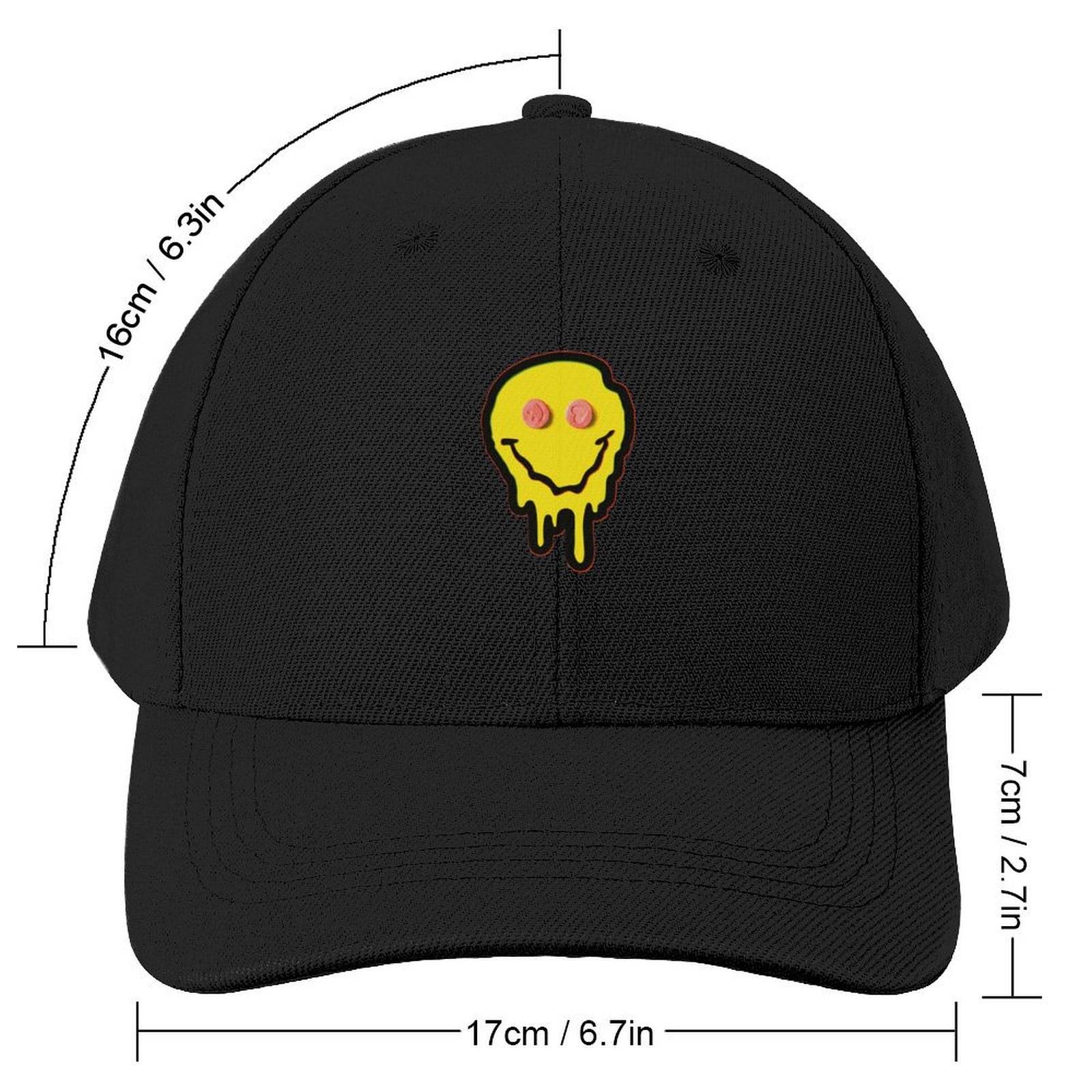 Baseball Cap Hat Pepas Brand Beach Bag Golf ddmysmile Women Men's Smile