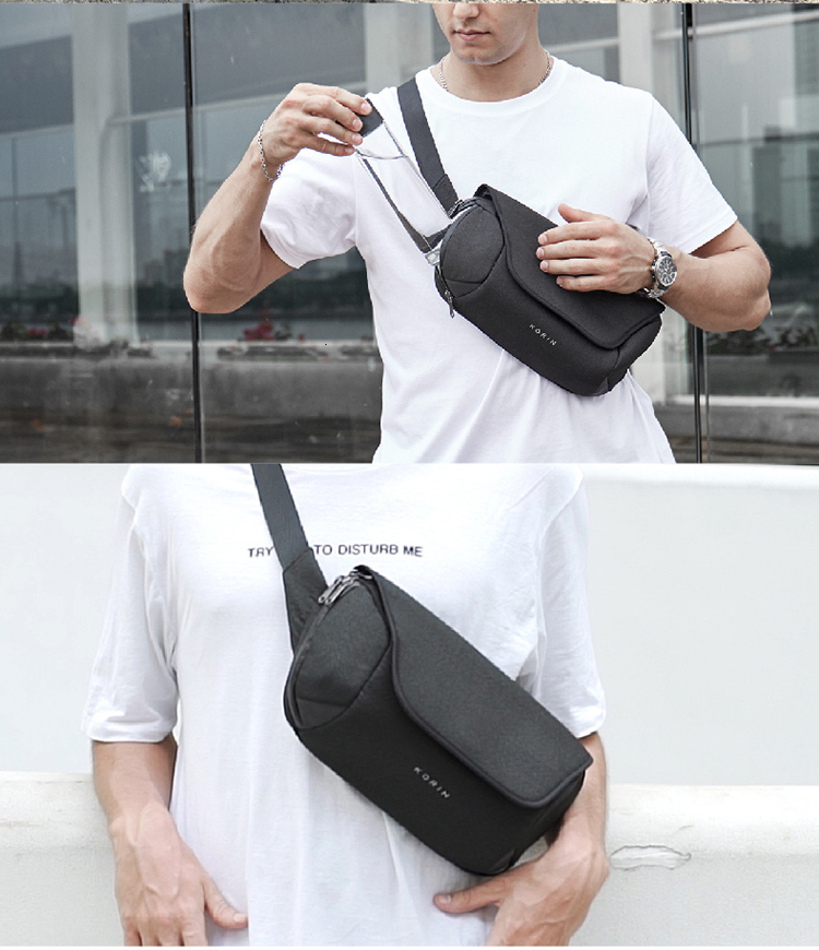 Multifunction Crossbody Cut-Resistant Waterproof Running Sports Waist Bags Messenger Chest Bag Dropshipping Wholesale Casual Nylon BagVoyage