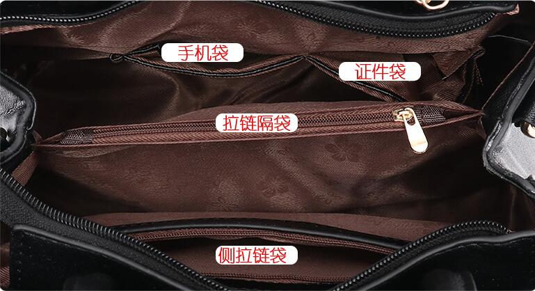 Embroidered Messenger Bags Women Leather Handbags Bags for Women Ladies Hand Bag Female Hand bag new