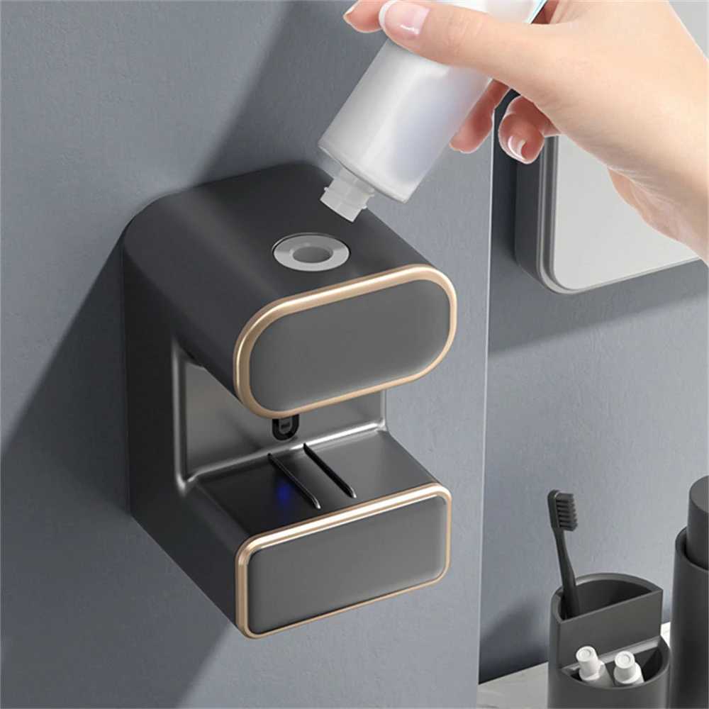 Automatic Toothbrush Sanitizer Sensor Toothpaste Dispenser Electric Squeezer Inductive Holder With UV Sterile Light 240415