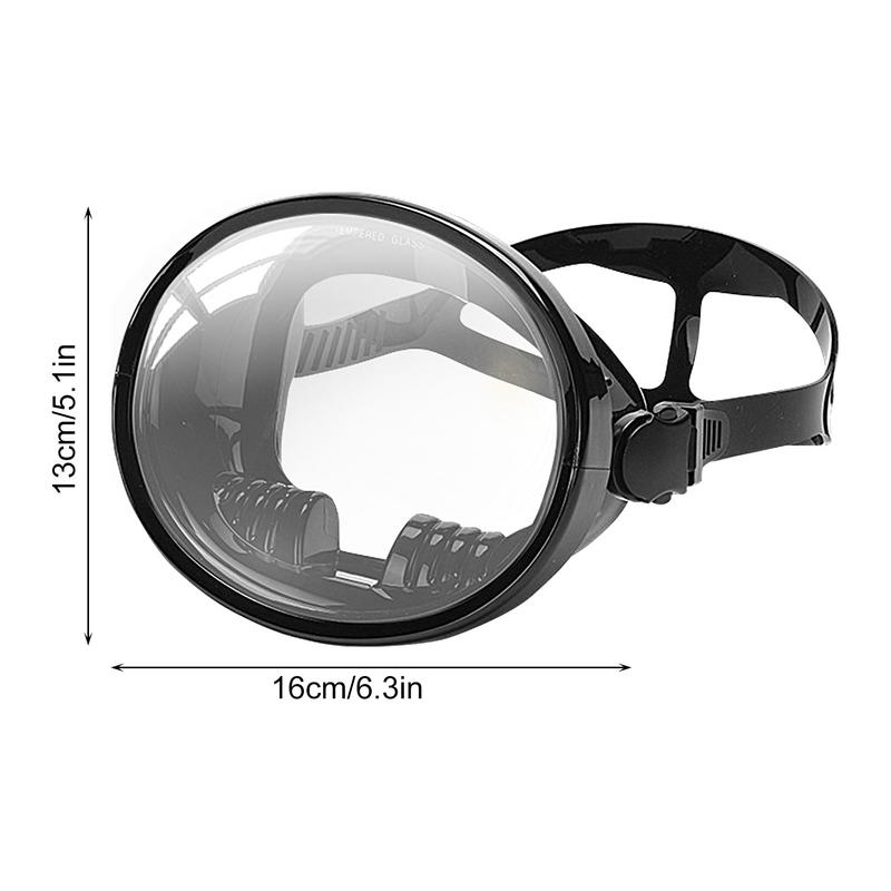 Waterproof Diving Adjustable Masks Dive Mask Tempered Glass Single ddmysmile Lens Eyewear Fisherman Swimming Goggles Smile