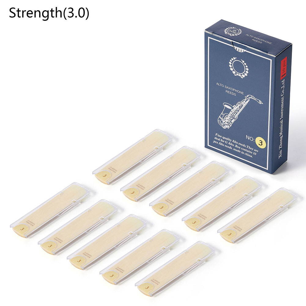 Saxophone== 10Pcs Reeds= Alto=== Full Size Strength 1.0 1.5 ddmysmile 2.0 2.5 3.0 3.5 Woodwind 71.5Mmx14.5Mm Saxophone Accessories Smile Alto=== == Re