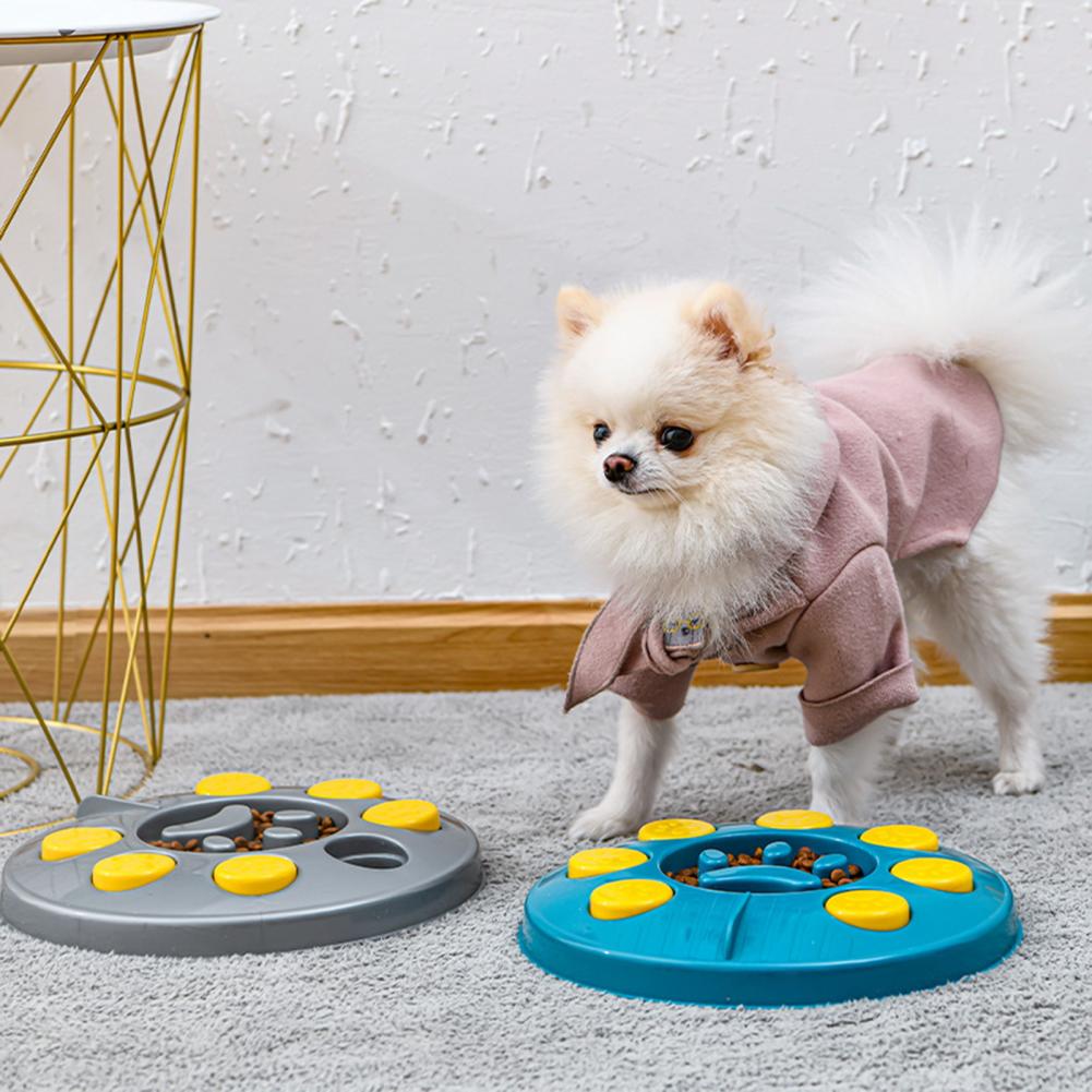 Pet Slow Food Bowl Interactive Pet Food Feeder Puzzle Toy for Dogs Slow Feeding Treat Dispenser Game Enrichment Dog Toy Supplies