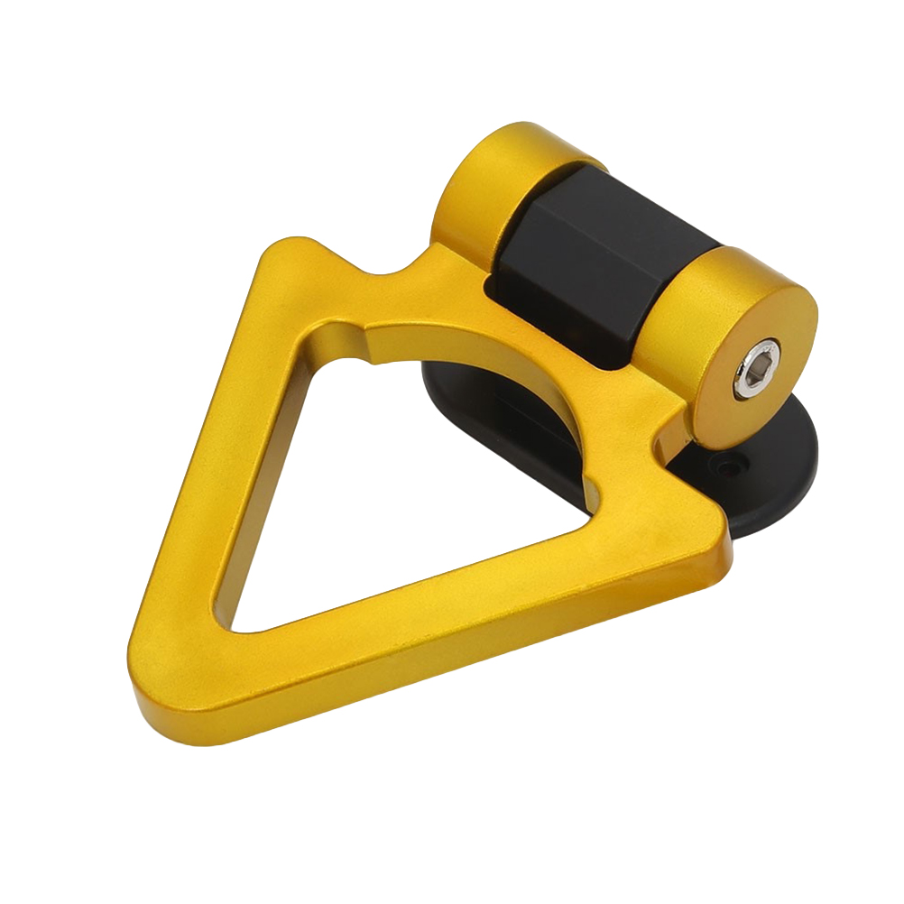 Triangle Car Trailer Self-adhesive Hook Modified Accessory Decorative Front Bumper Trailer Hook Towing Hook for Car Trailer smile