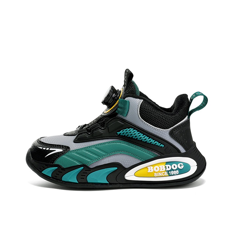 2024 New Boys' Winter Plush Children's Sports Casual Basketball Shoes Free Shipping 958c