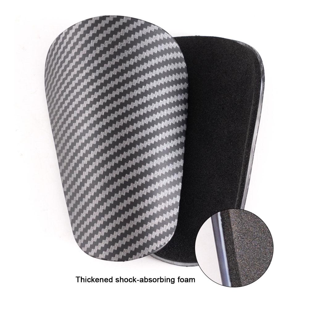 1 Pair Mini Football Shin Pad Wear-resistant Shock Shank Leg Portable Lightweight Protector Training Soccer Absorbing Board W8P5