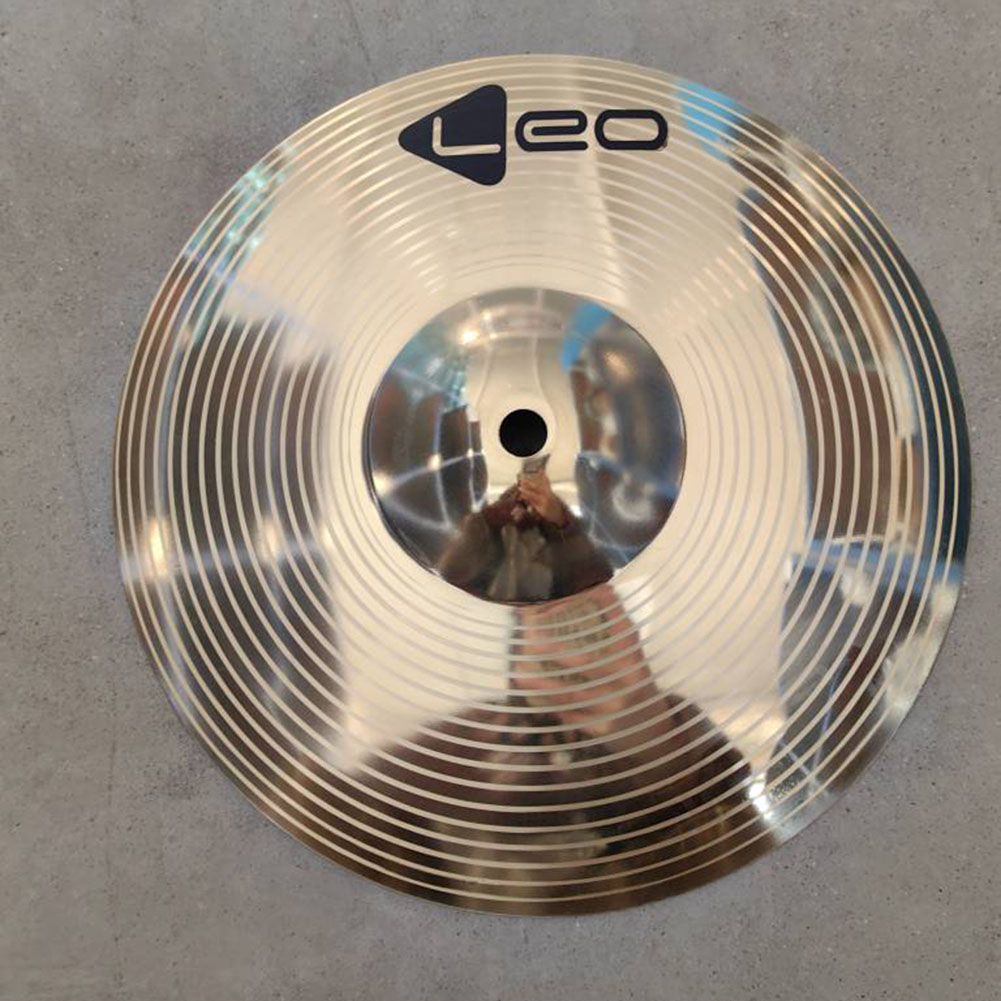 Hi-Hat Jazz Cymbal For Professional Players 8 10 Inch Clear Tones Jingle Sound Loud Tones Melodious Shiny Durable