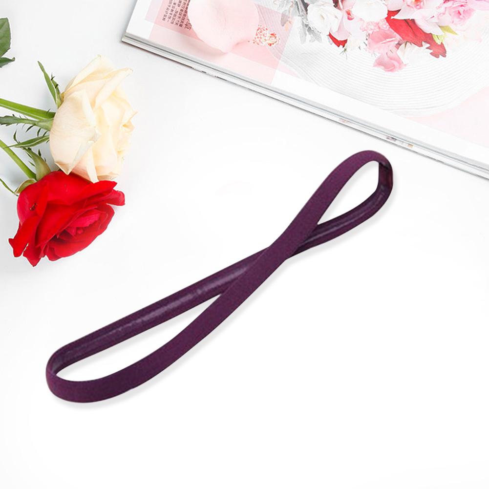 Elastic Candy Color Women Men Yoga Hair Bands Sport Headband Non-slip Running Elastic Rubber Sweatband Football Hair Accessories
