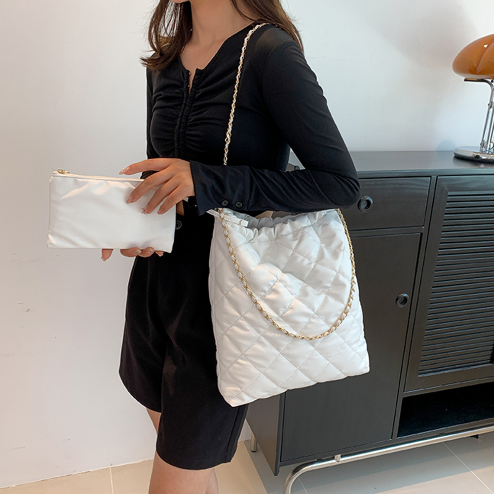 Female Large Capacity Crossbody Bags PU Leather Women Shoulder Bag Fashion Rhombus Pattern Tote Bags Handbags Ladies Shopper Bag